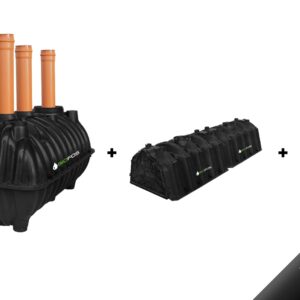 Fosă septică 1100L, kit percolaj, SEPT-X 1L si transport inclus