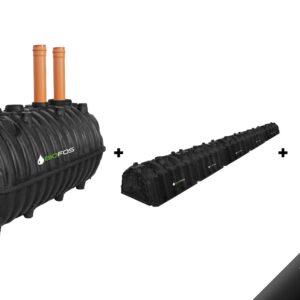 Fosă septică 2200L, kit percolaj, SEPT-X 1L si transport inclus