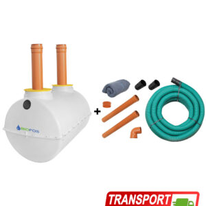 fosa septica 2000L de la BioFos cu kit drenaj premium si transport gratuit