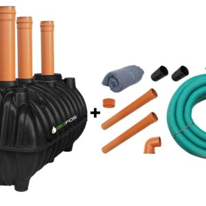 Fosă septică 1100L cu kit de instalare & drenaj si transport inclus