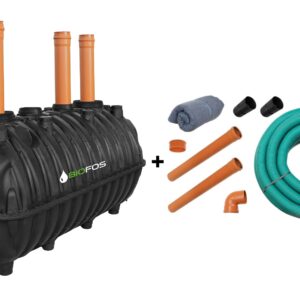 Fosă septică 2200L cu kit de instalare & drenaj si transport inclus